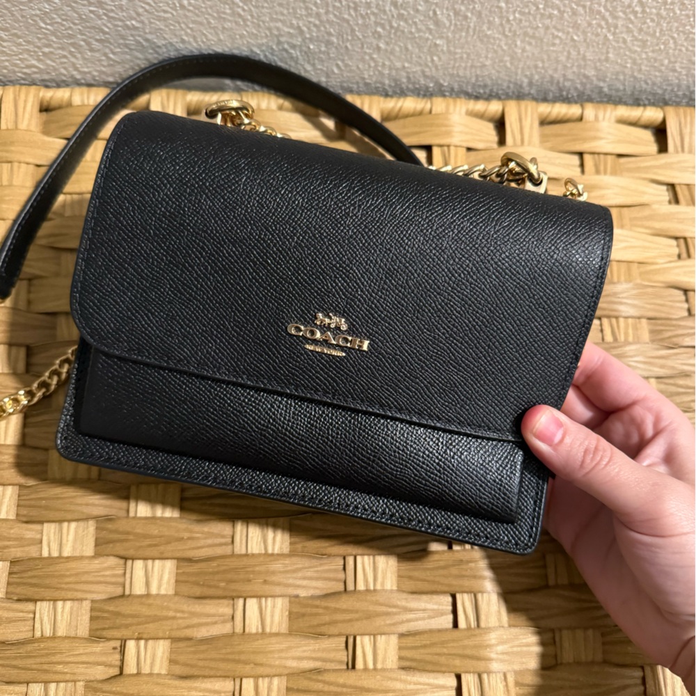 Coach Mini Klare Black Crossbody Bag